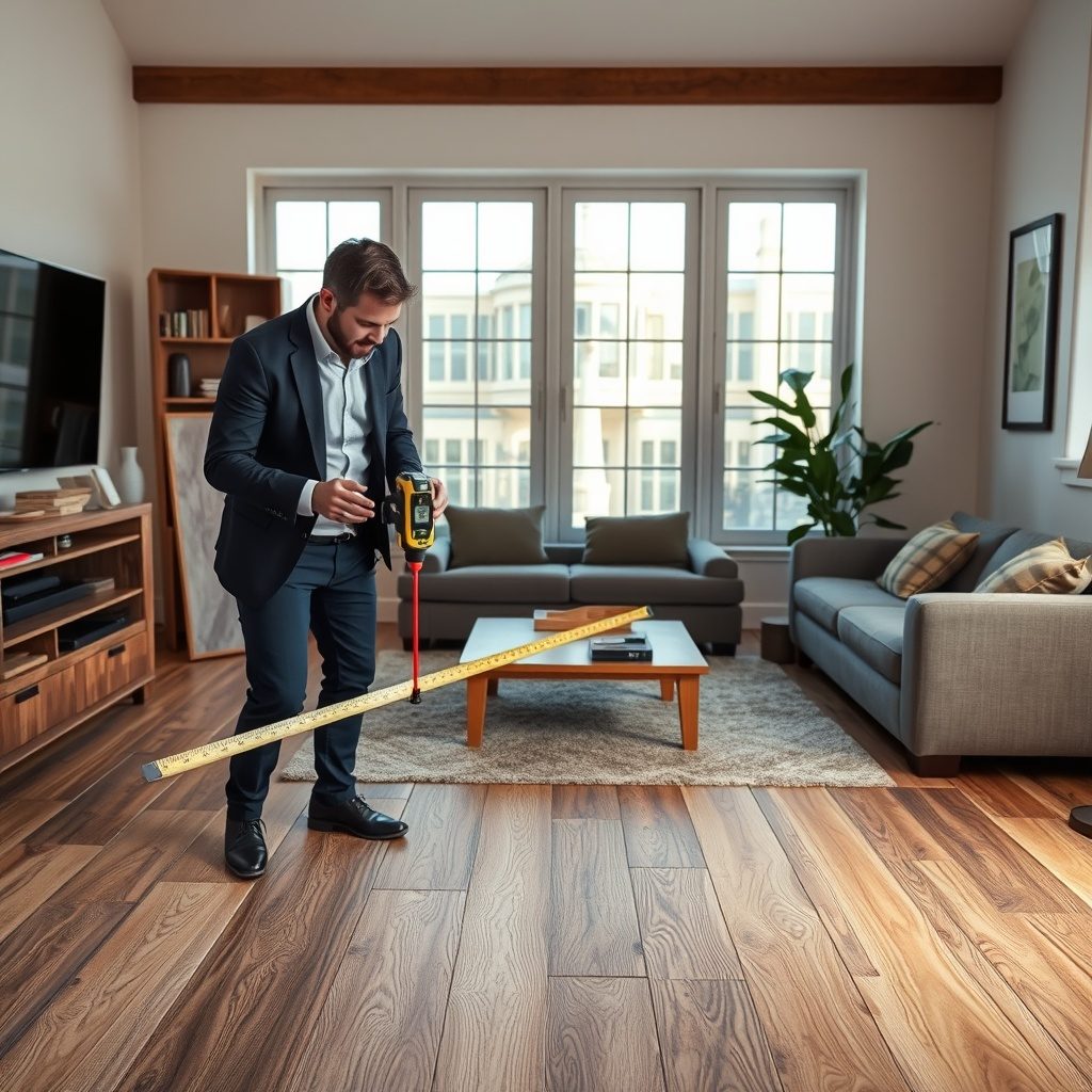 Selection of flooring samples